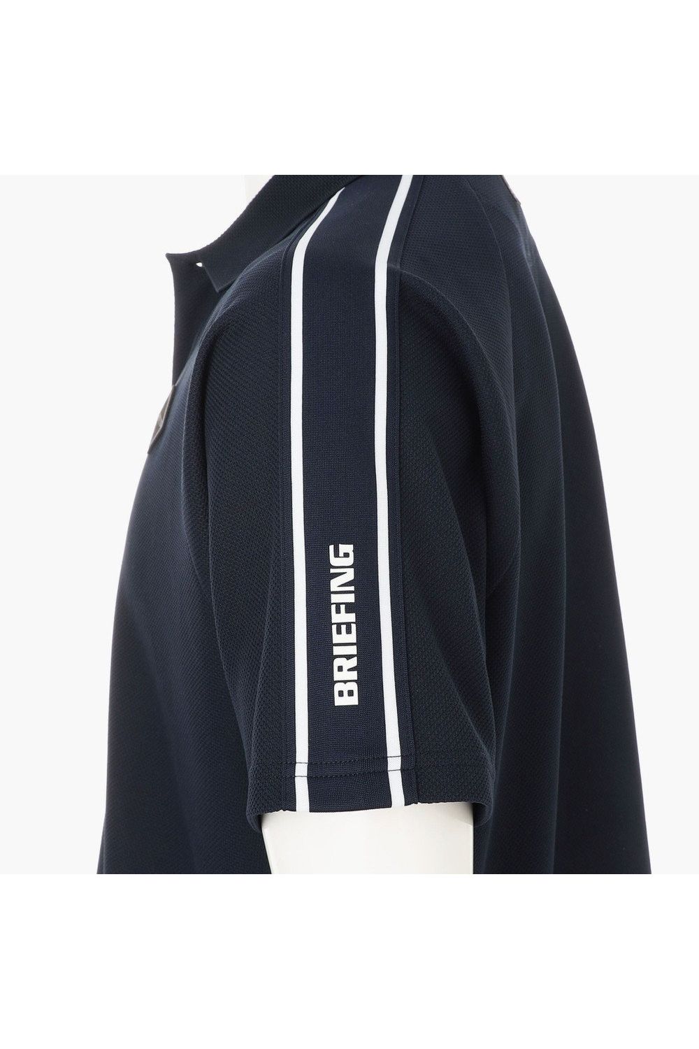 【26SS】 MEN'S LINE POLO RF / カノコ生地 ラインロゴテープ リラックスフィット ポロシャツ (ネイビー)