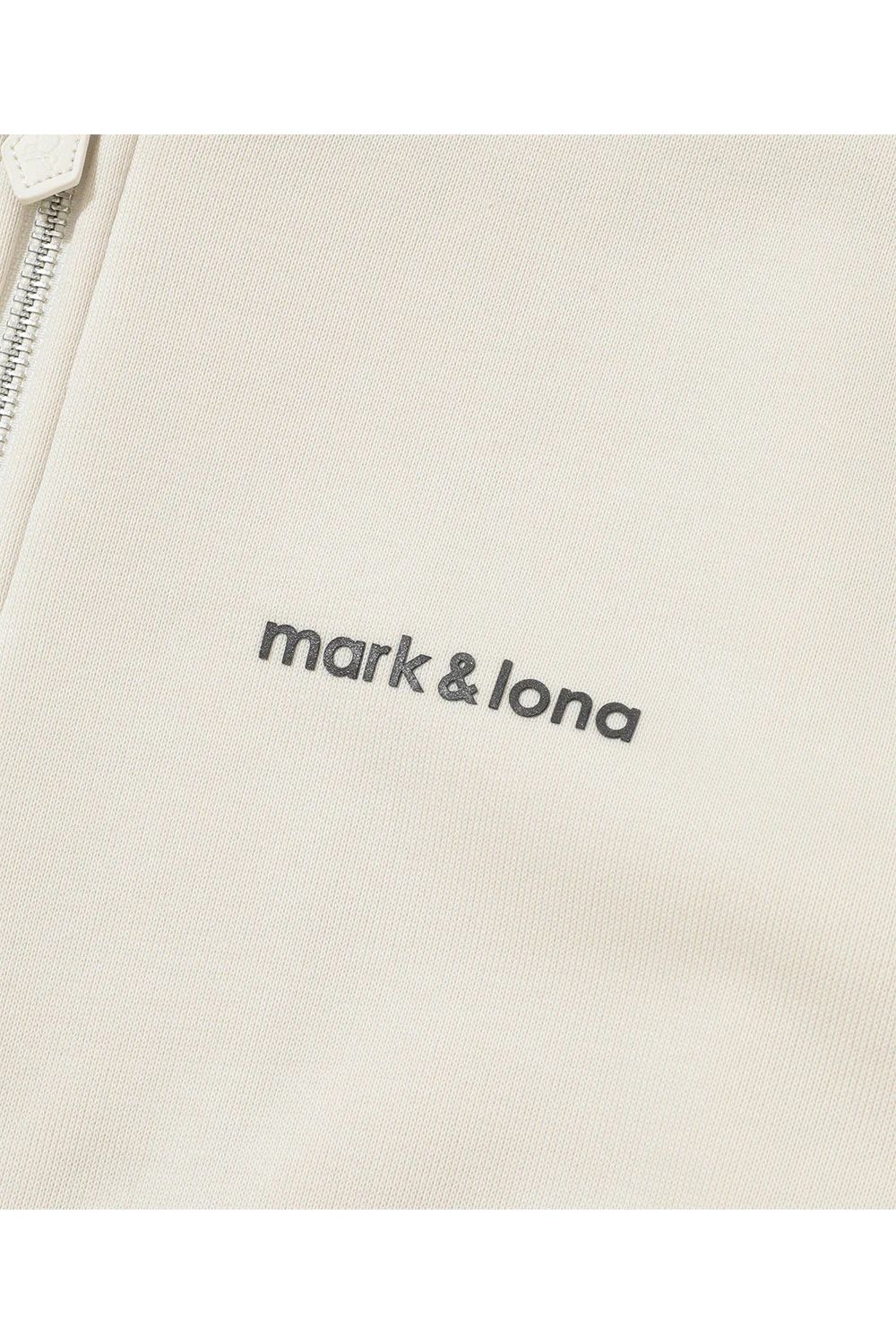 【2025AW】 HOODIE / 裏フリース スウェット素材 ジップアップフーディー (オフホワイト)