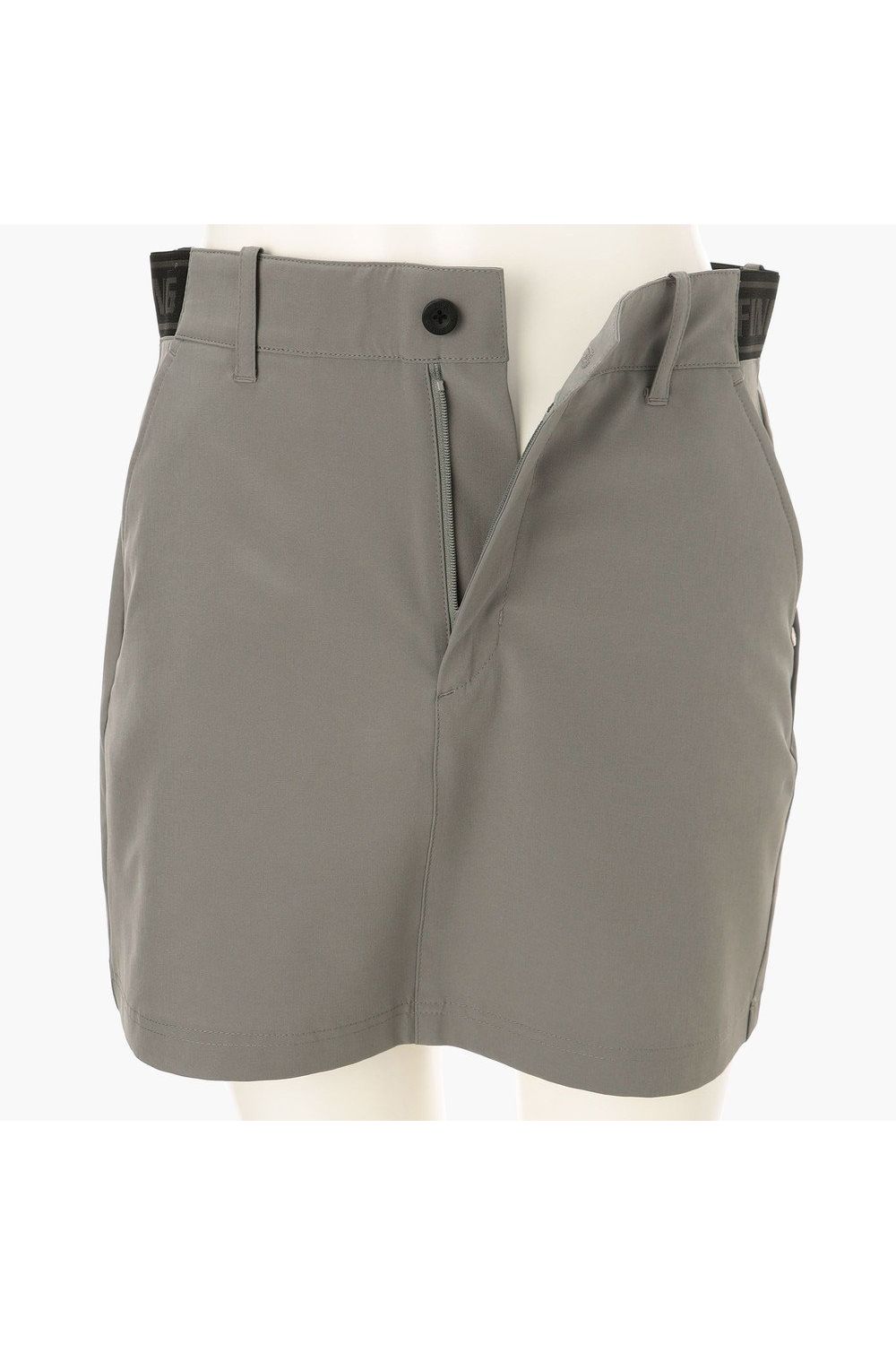 【26SS】【レディース】 WOMEN’S COOLCORE LOGO ELASTIC SKIRT / クールコア ウエストゴムベルト スカート (グレー)
