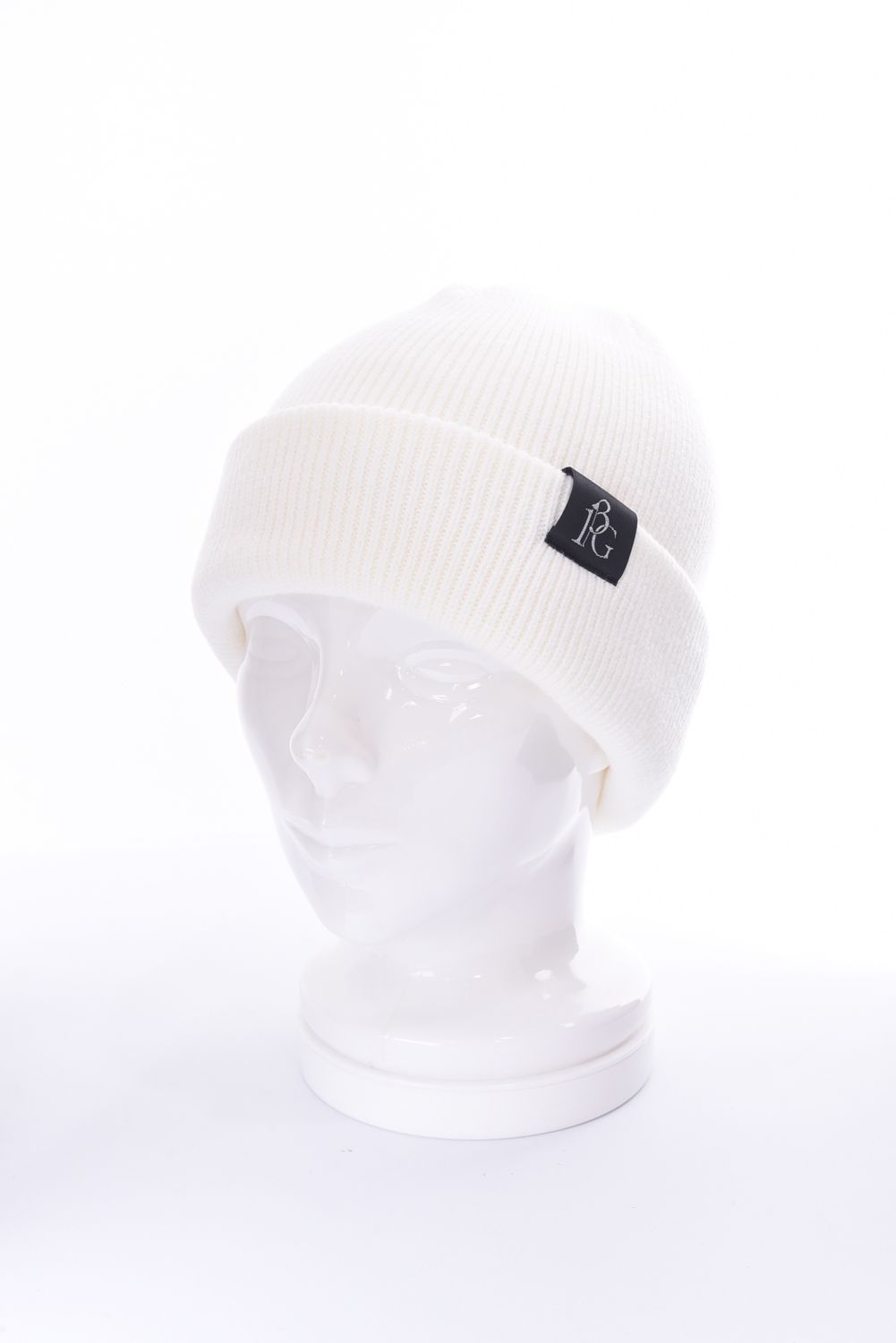 1PIU1UGUALE3 GOLF - KINT CAP / ロゴ ニットキャップ ベージュ