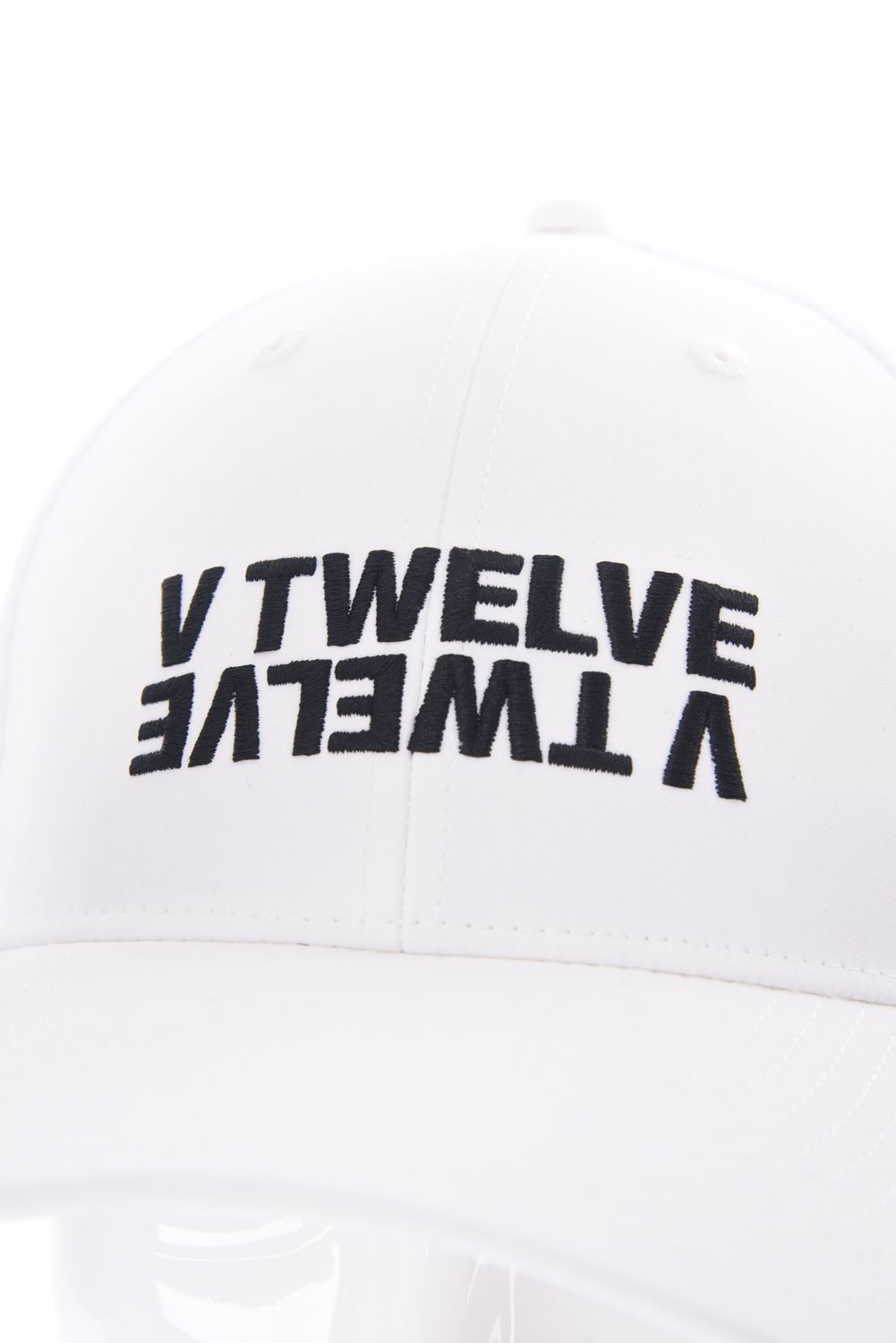 【26SS】 INVERT CAP / ブランドロゴ刺繍 メッシュキャップ (ホワイト)