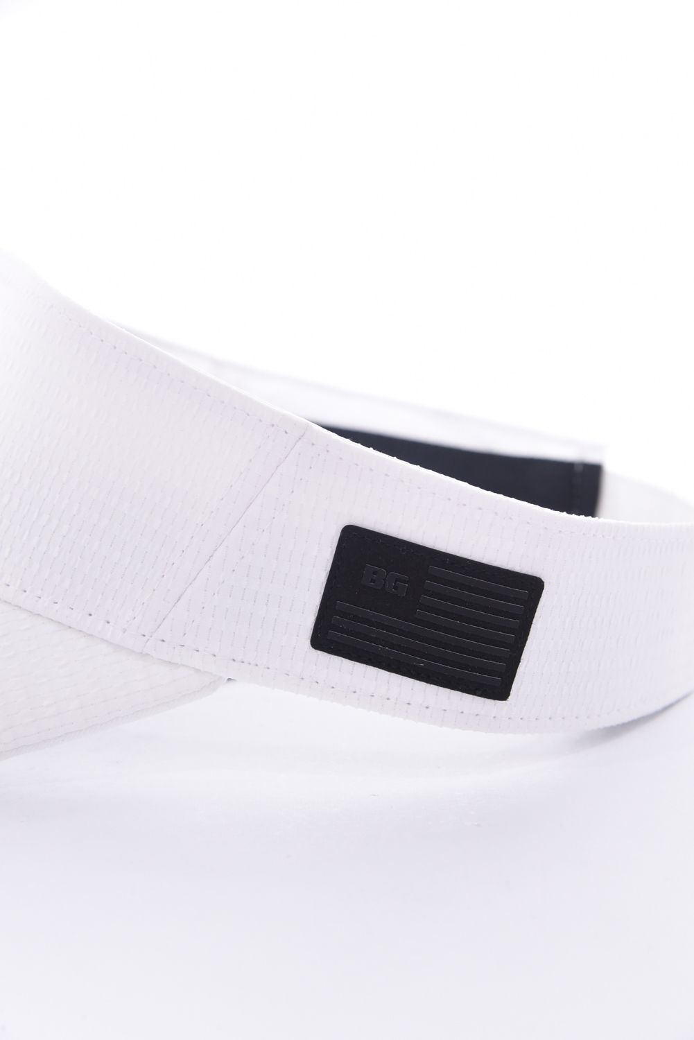 【26SS】 MEN’S SEERSUCKER VISOR / シアサッカー ダイヤモンドロゴ サンバイザー (ホワイト)