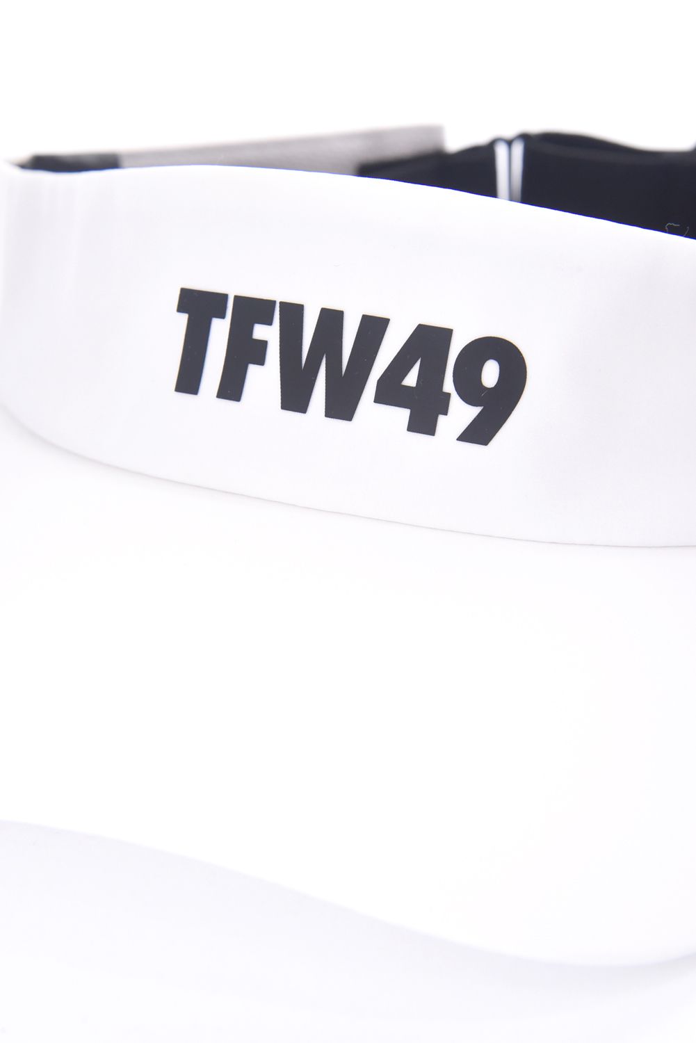 TAFFETA SUN VISOR / ブランドロゴ サンバイザー (ホワイト)