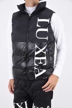 VERTICAL LOGO VEST / バーチカル ロゴ ベスト (ブラック)