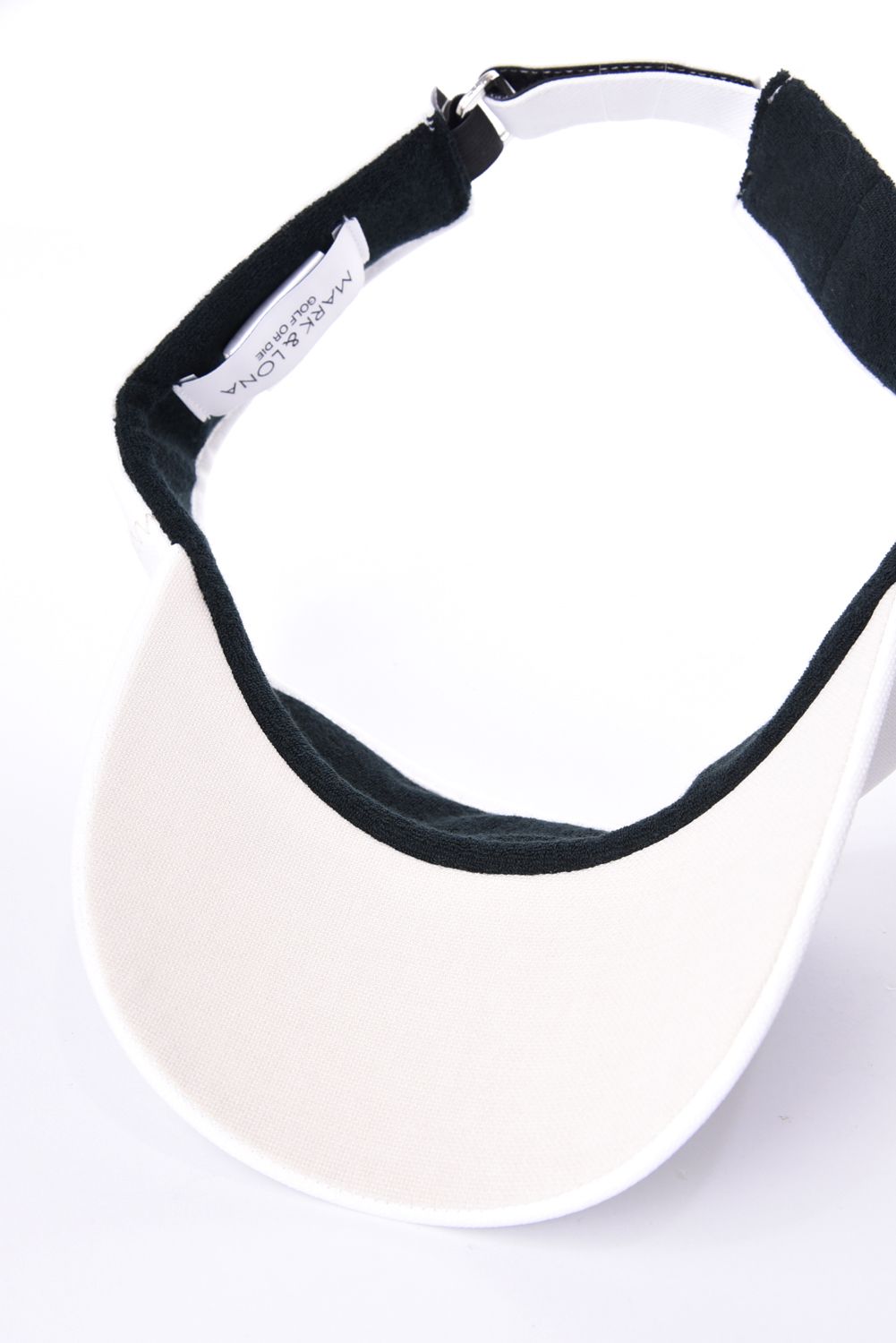 【26AW】 CHROME SKULL VISOR / サークルスカルバッジ リネンライク サンバイザー (ホワイト)