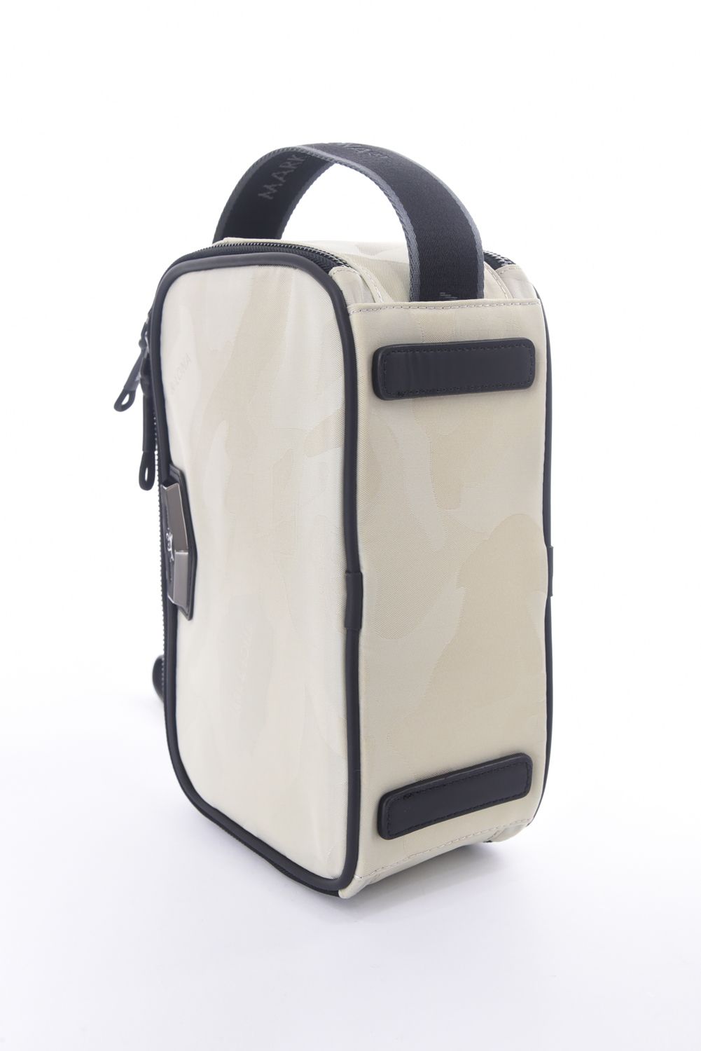 PREMIUM GAUGE 2-WAY POACH / コーデュラナイロン レザーパイピング オリジナルカモジャカード 2WAYポーチ (アイスグレー)