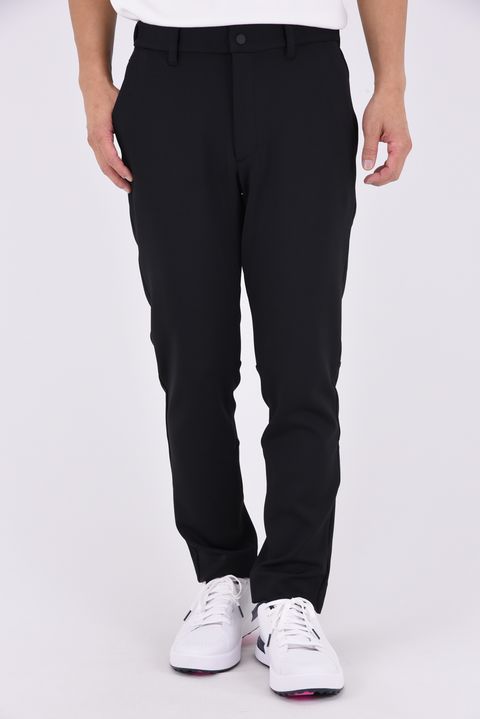 【26AW】 LUXURY ACTIVE PANTS / ダンボールニット素材 ロングパンツ (ブラック)