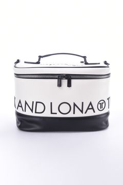 【26SS】【T-LINE】 VELOCITY VANITY BAG / モノトーン シンセティックレザー バニティバッグ (ホワイト)