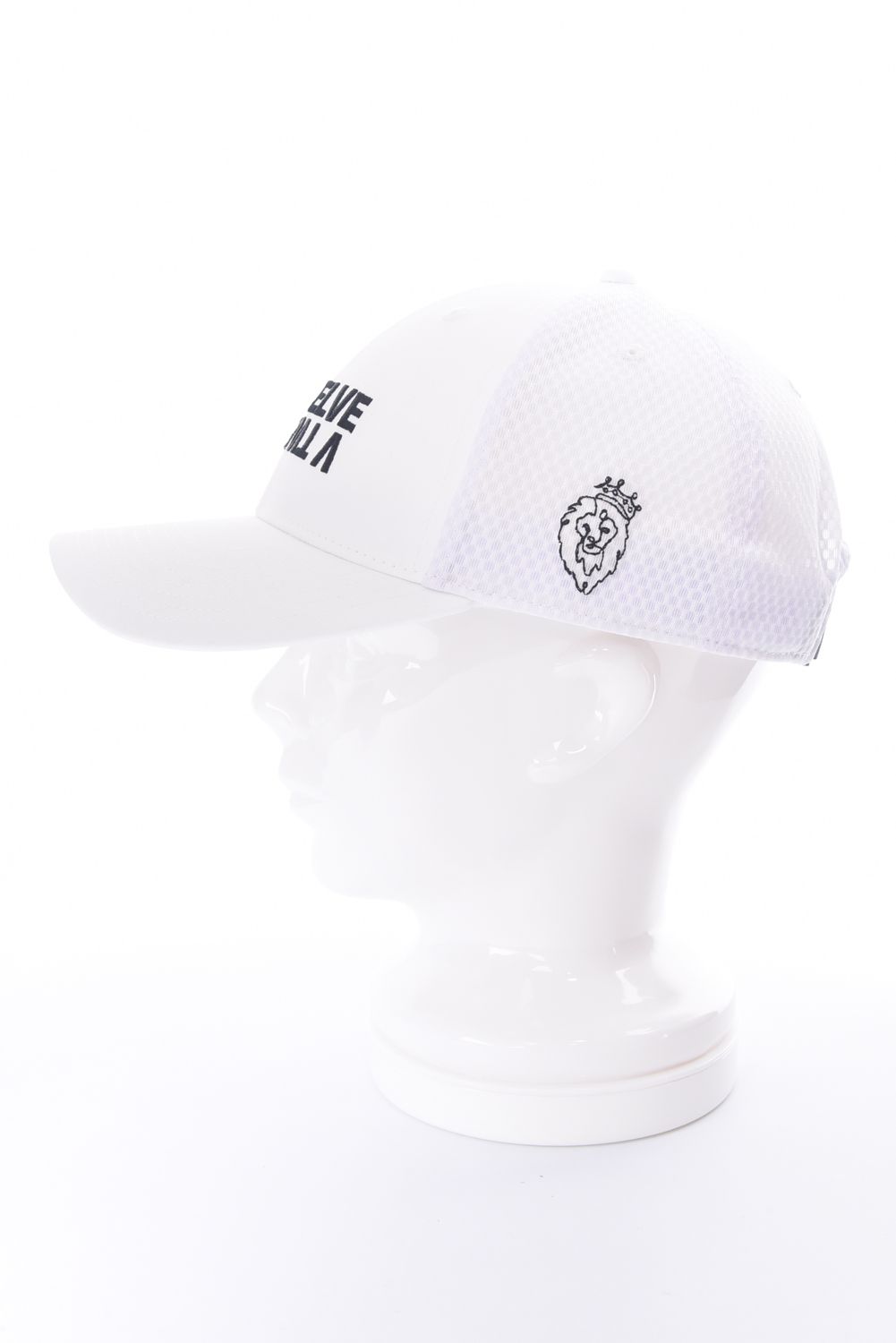 【26SS】 INVERT CAP / ブランドロゴ刺繍 メッシュキャップ (ホワイト)