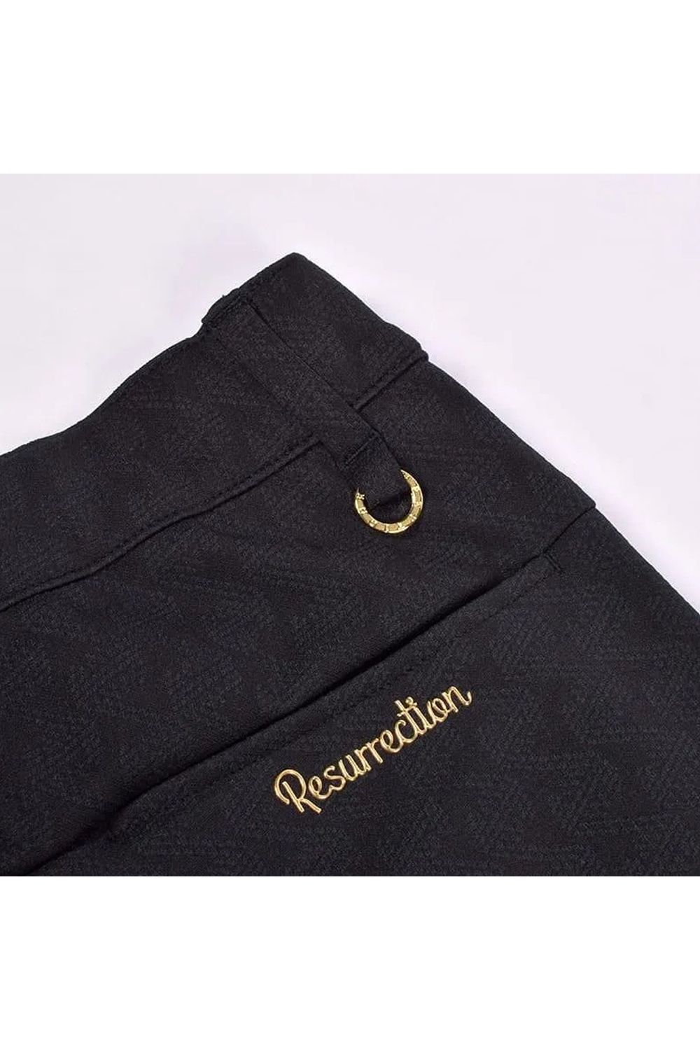 【26AW】 MENS GM JACQUARD JOGGER PANTS / GMジャガード ジョガーパンツ (ブラック)*