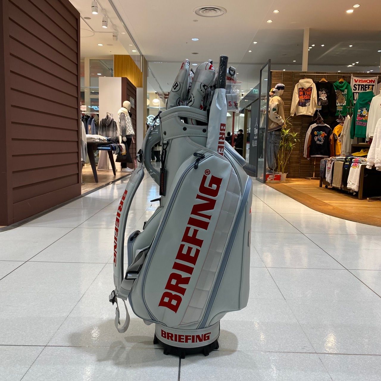 BRIEFING - MALLET PUTTER COVER ALL OVER EMB B / マレット