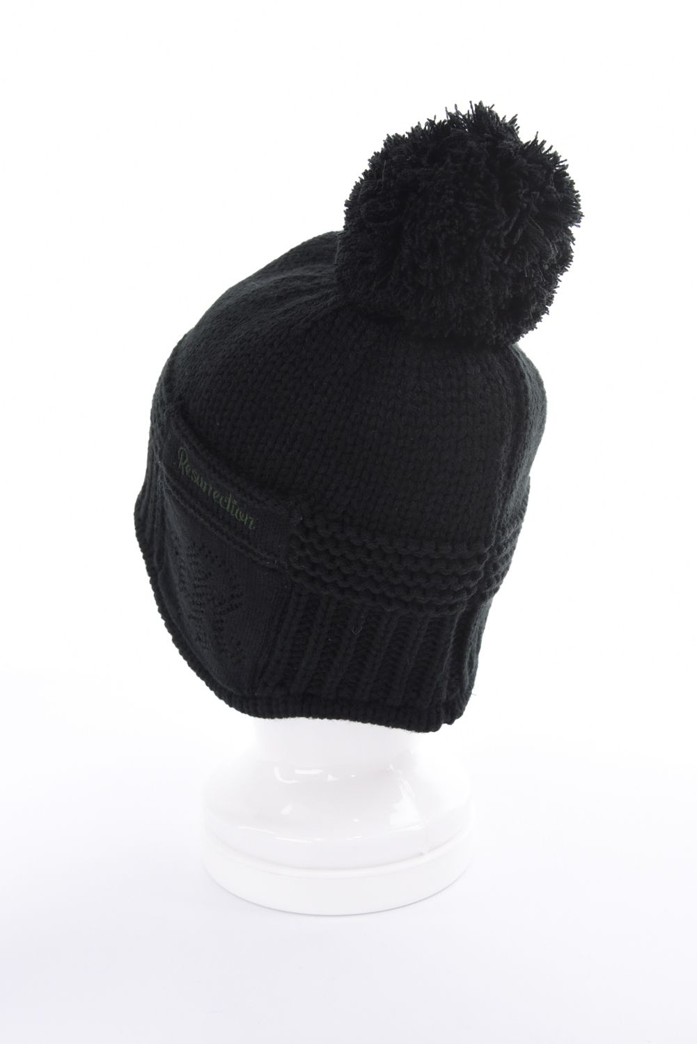 【26AW】 EAR WARMER KNIT CAP / イヤーウォーマー ニットキャップ  (ブラック)