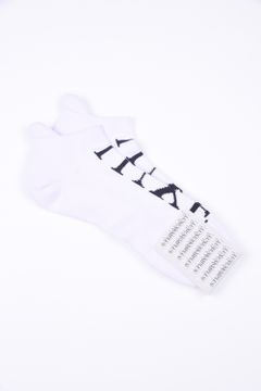 LUXE LOGO SOCKS / ブランドロゴ ソックス (ホワイト)