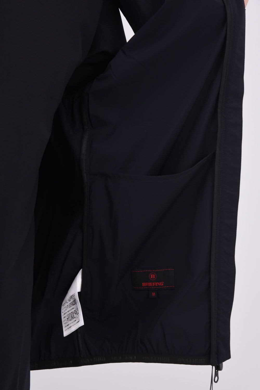 MEN'S WIND VEST / 4WAYストレッチ ジップアップベスト (ブラック)