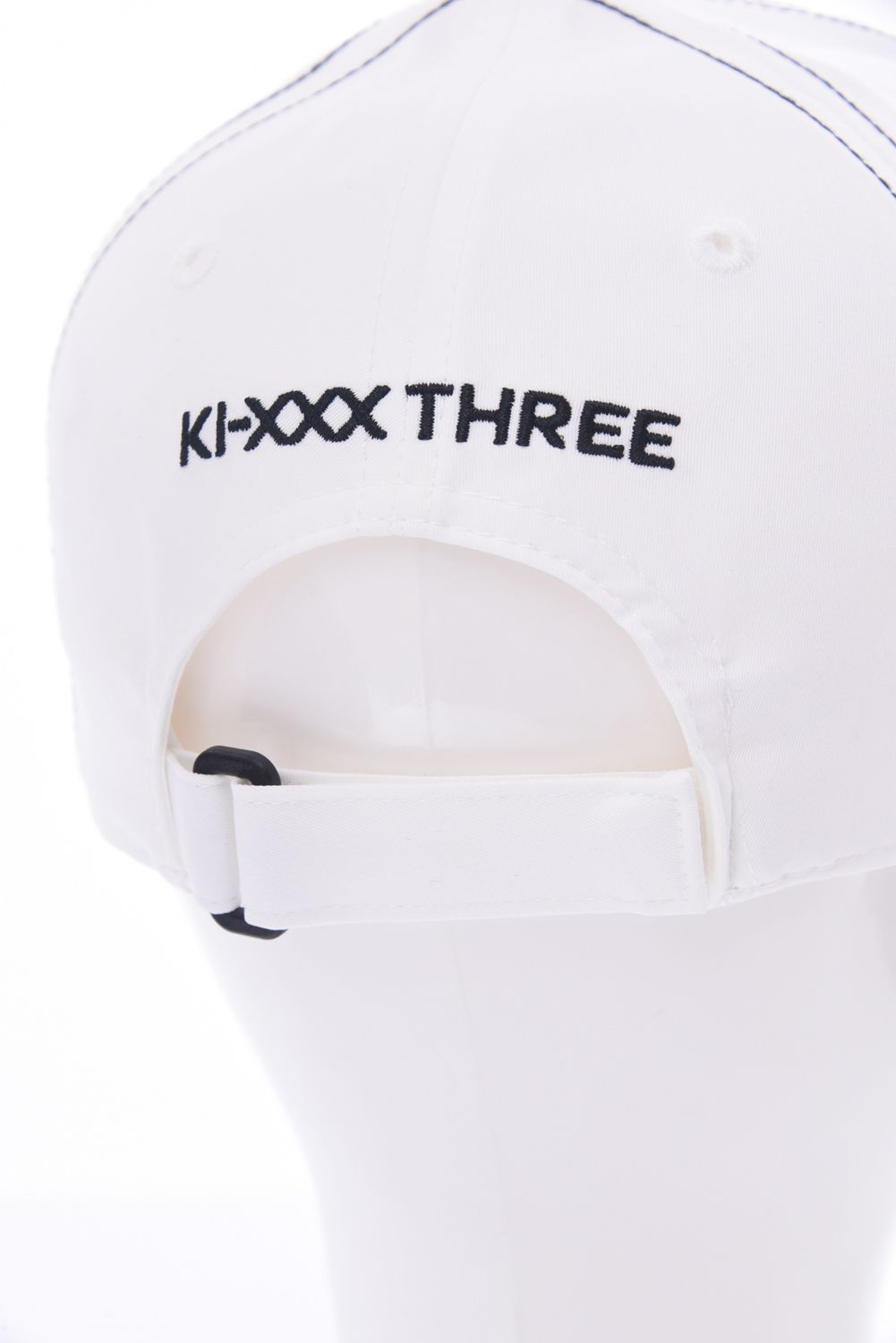 LOGO CAP / 立体ロゴ刺繍 キャップ (ホワイト)