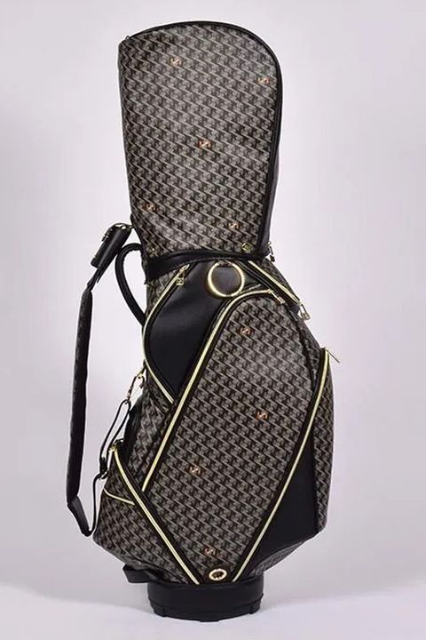 【26SS】【銀行振込・代金引換不可】【返品・交換不可】 ORIOLA（オリオラ） / ブランドオリジナルテキスタイル カートタイプ キャディバッグ （ダークブラック）*