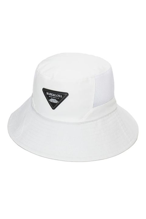 【26SS】【CODE COLLECTION】 AWBH / サイドメッシュ 撥水バケットハット (ホワイト)