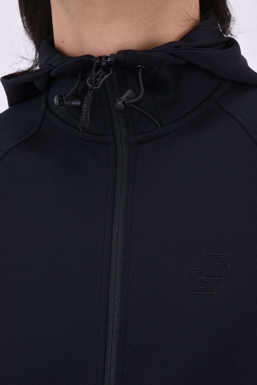 【26AW】 MS STITCHED 3D LOGO PARKA / ステッチ ロゴ パーカー (ブラック)