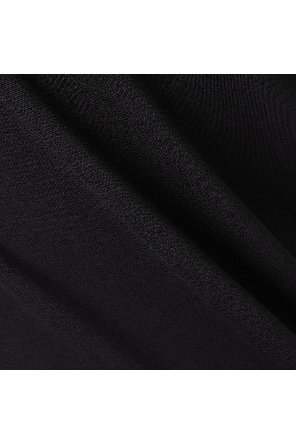 【26SS】 MEN’S COLLEGE LOGO HIGHNECK / カレッジロゴ リラックスフィット モックネックTシャツ (ブラック)