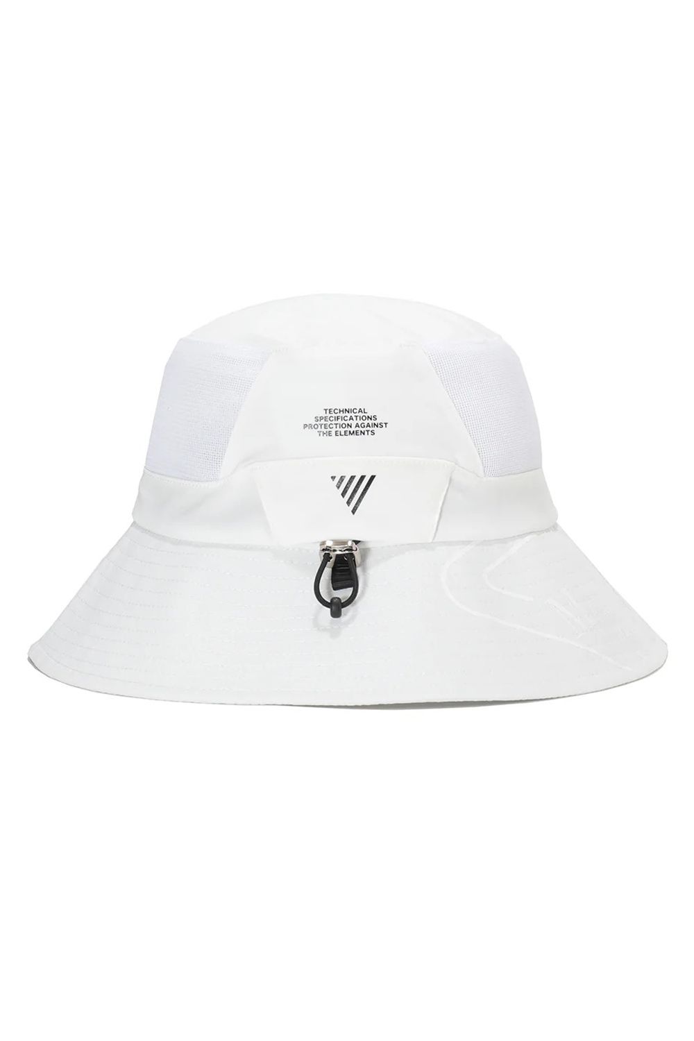 【26SS】【CODE COLLECTION】 AWBH / サイドメッシュ 撥水バケットハット (ホワイト)
