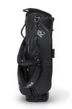 【銀行振込・代金引換不可】【返品・交換不可】  STAND CADDIE BAG / ブランドロゴ型押し スタンドタイプ キャディバッグ (ブラック)