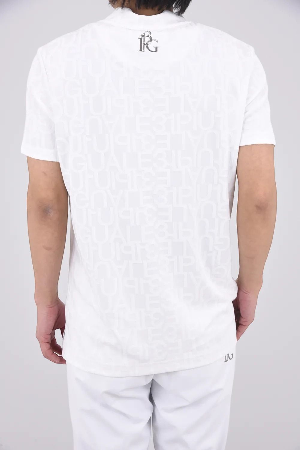 【26SS】 JACQUARD MOCK NECK  / ジャガード モックネック (ホワイト)
