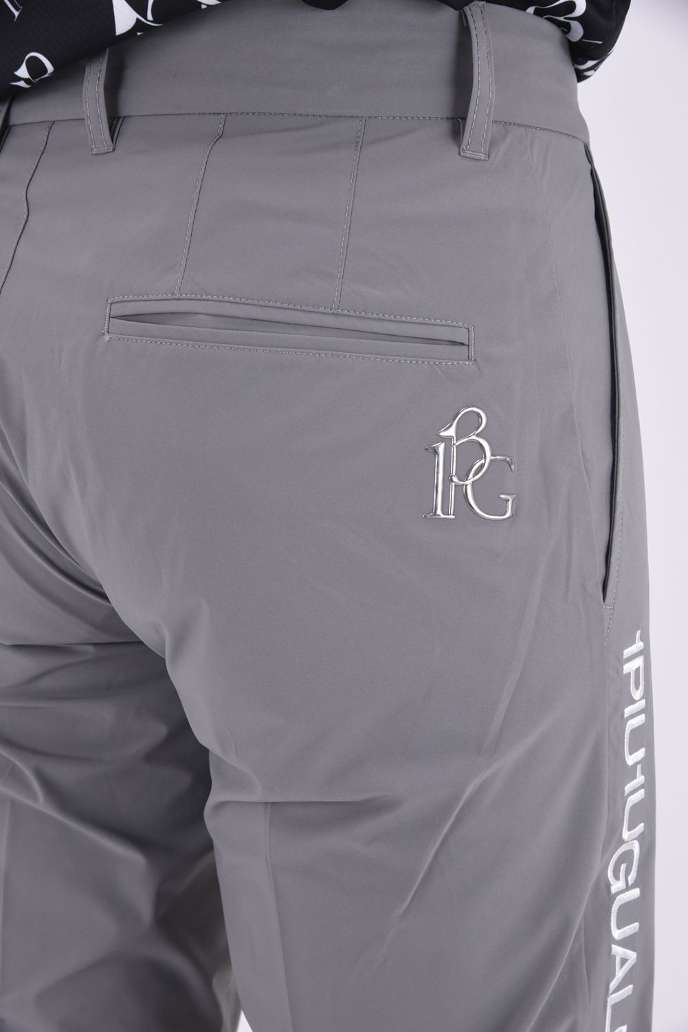 【春夏仕様】 BASIC LONG PANTS / ブランドロゴ ベーシック ロングパンツ (グレー)