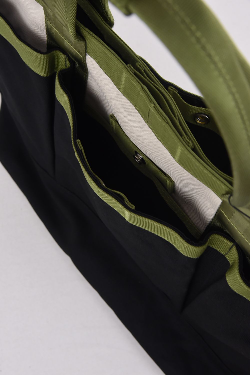 TOOL TOTE WL / トール トートバッグ (ブラック×アイボリー)