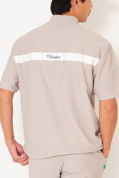 【26SS】 AIRY AWA MOCK / ワッフル生地 バックライン モックネックTシャツ (ベージュ)