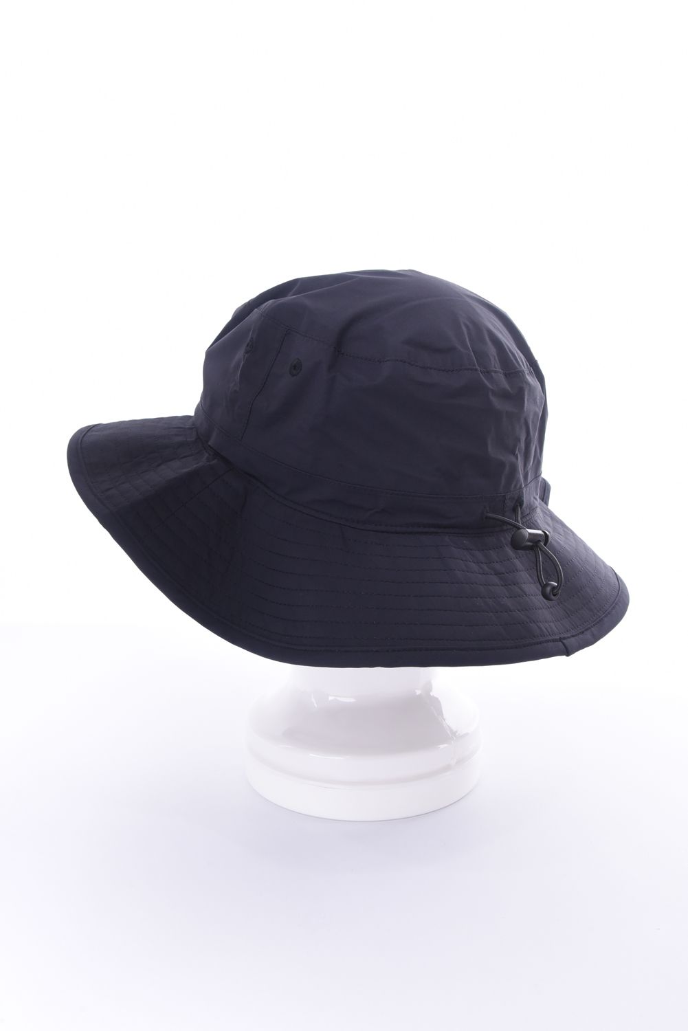 【26SS】 MEN’S WATERPROOF WIDE HAT / ストレッチリップストップ 撥水ワイドハット (ブラック)