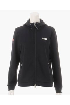 【レディース】 WOMENS 3D LOGO PARKA BBG241 / 3Dロゴ ストレッチジャージ ジップパーカー (ブラック)