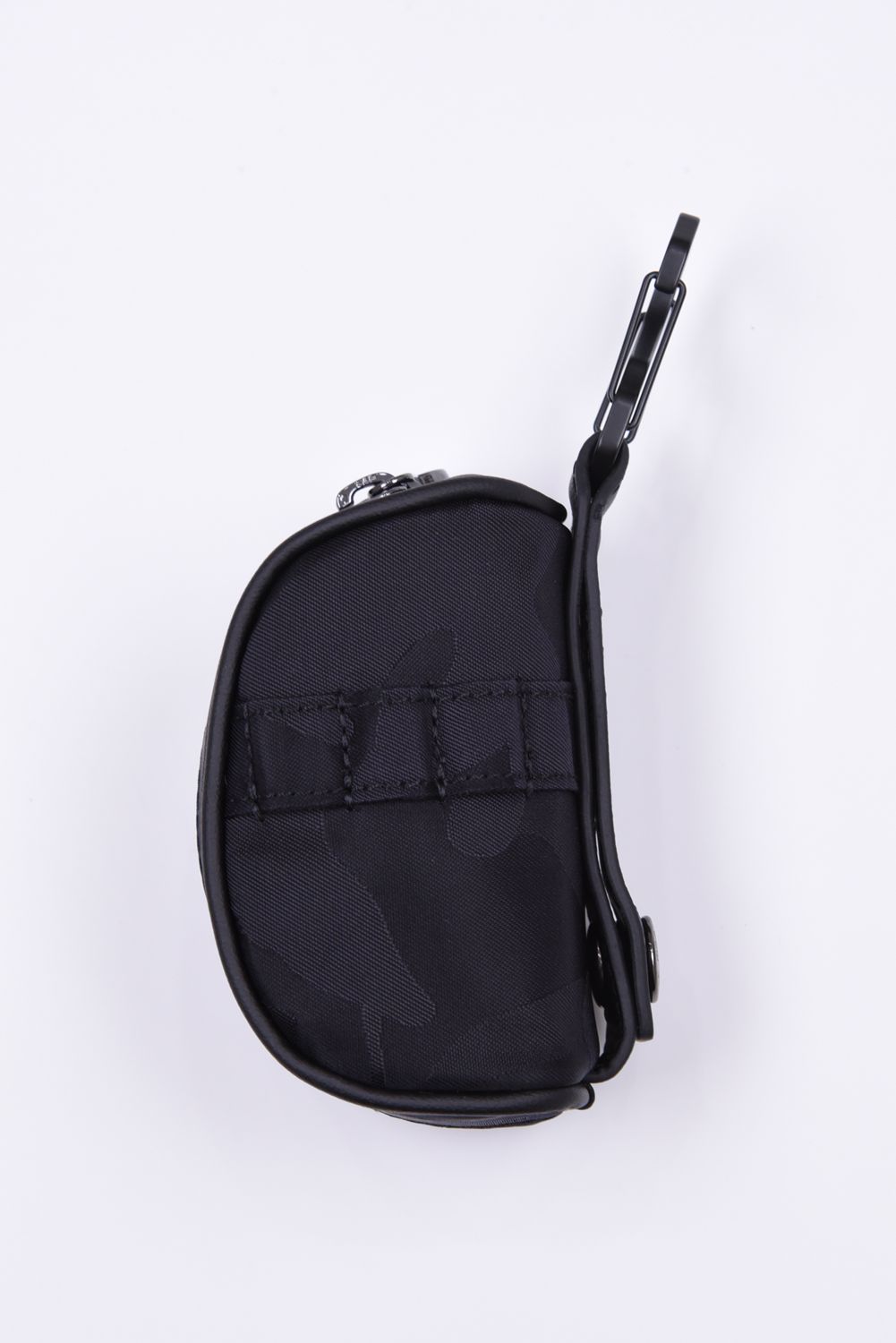 【26AW】 PREMIUM GAUGE BALL POACH / コーデュラナイロン サークルスカル スカルカモジャカード ボールポーチ (ブラック)