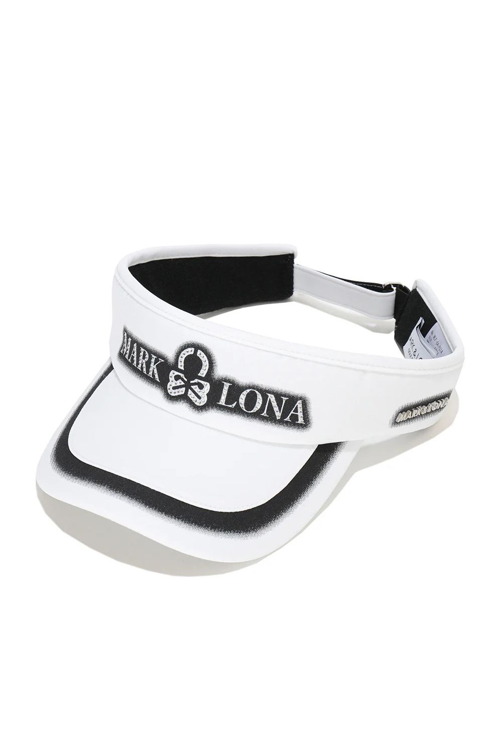 【26SS】 BLUR SIGN SPECTRUM VISOR / ブラープリント ラインストーン サンバイザー (ホワイト)