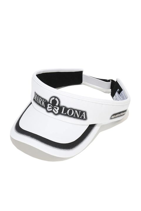 【26SS】 BLUR SIGN SPECTRUM VISOR / ブラープリント ラインストーン サンバイザー (ホワイト)