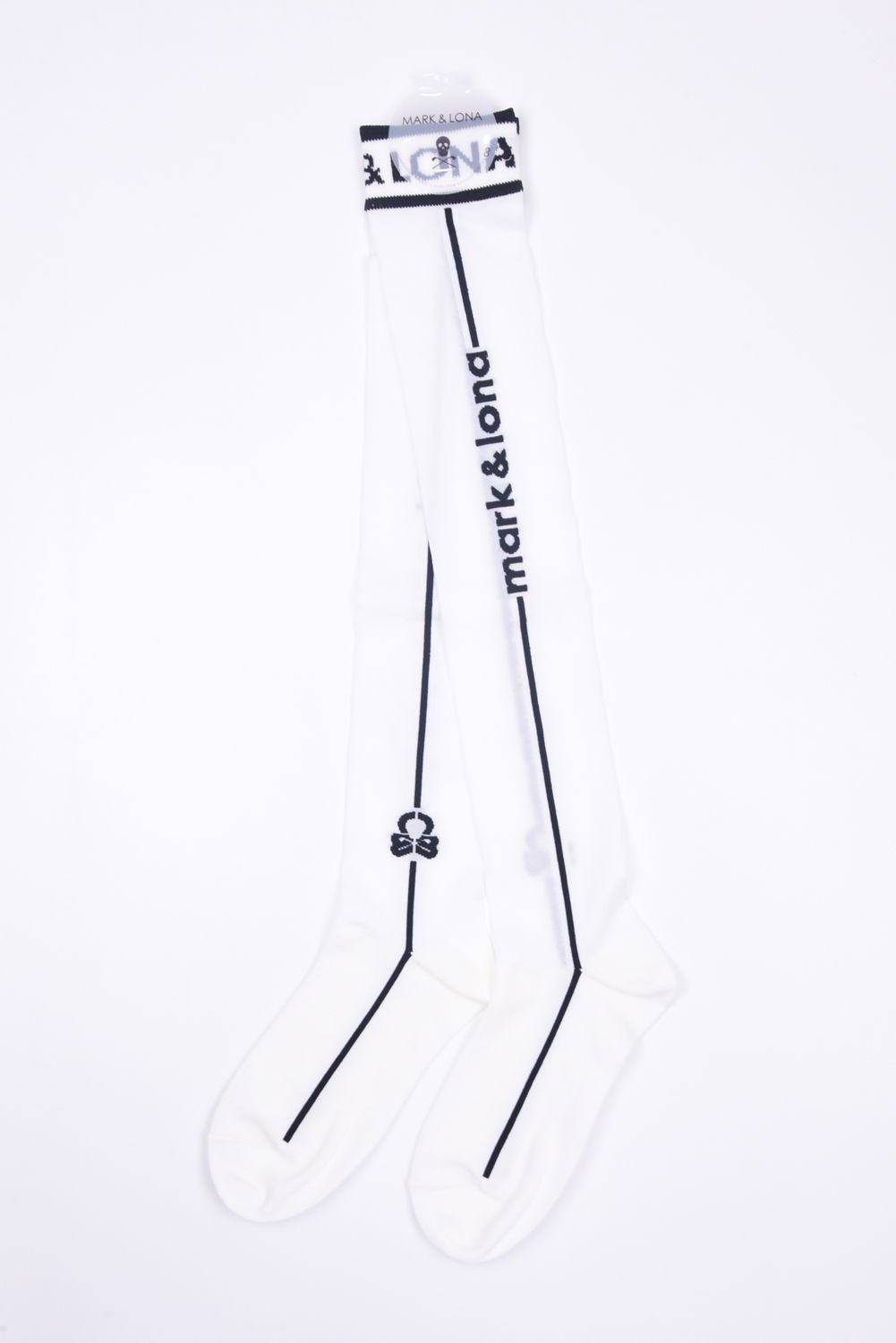 【26SS】【レディース】 ML SHEER OVER KNEE SOCKS / サイドライン シースルー ニーソックス (ホワイト)