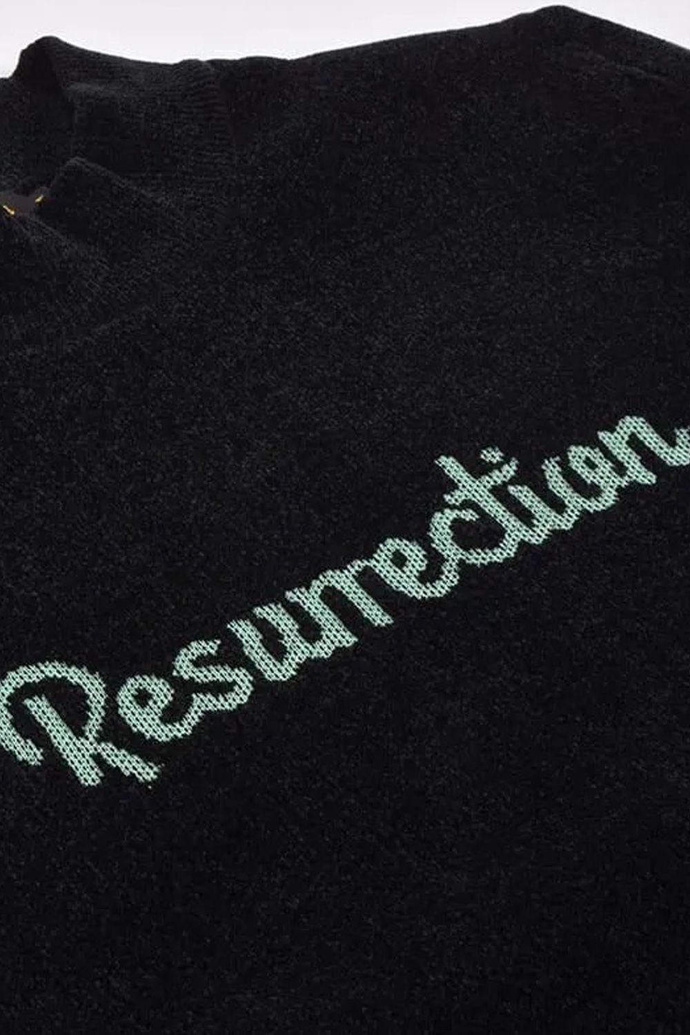 【25AW】 AIR SHUT MALL YARN HIGH NECK KNIT / エアシャット モールヤーン ハイネック ニット (ブラック)*