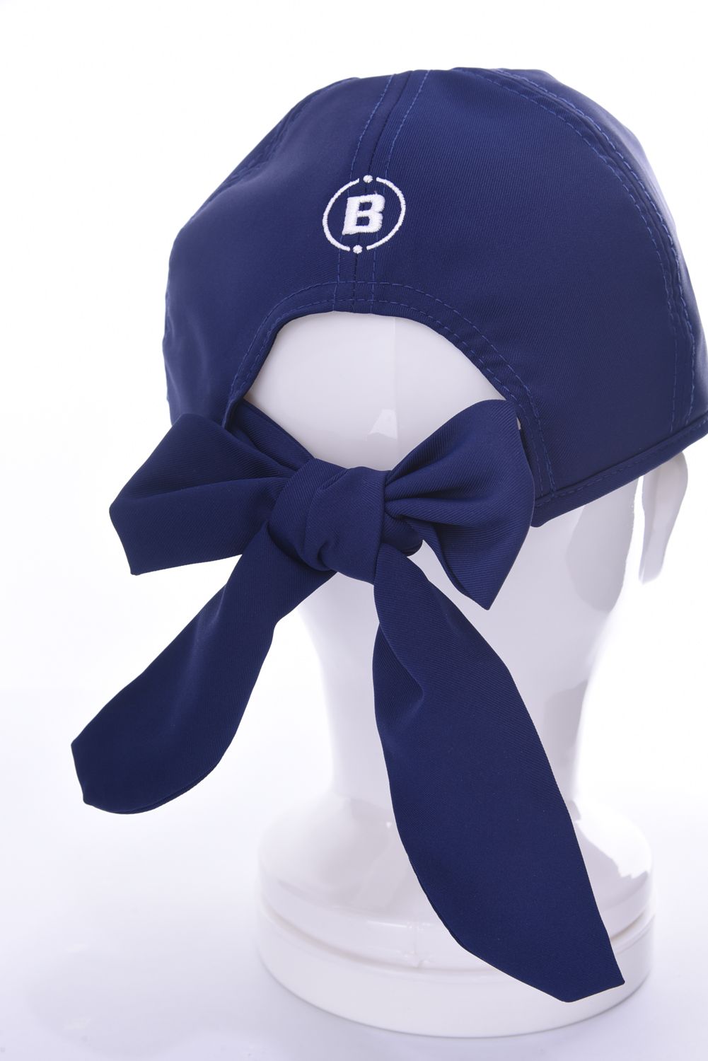 【レディース】WOMENS RIBBON CAP / ロゴ刺繍 ベーシック リボン キャップ (ネイビー)