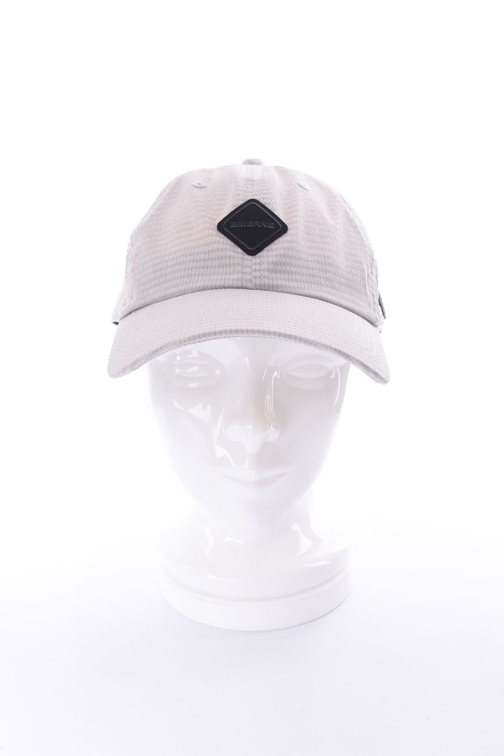 【26SS】 MEN’S SEERSUCKER CAP / シアサッカー ダイヤモンドロゴ キャップ (ベージュ)