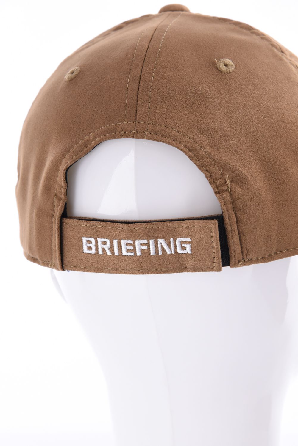 【26AW】 MEN’S SUEDE SMALL BG LOGO CAP / スウェード素材 スモールBGロゴ キャップ (ベージュ)