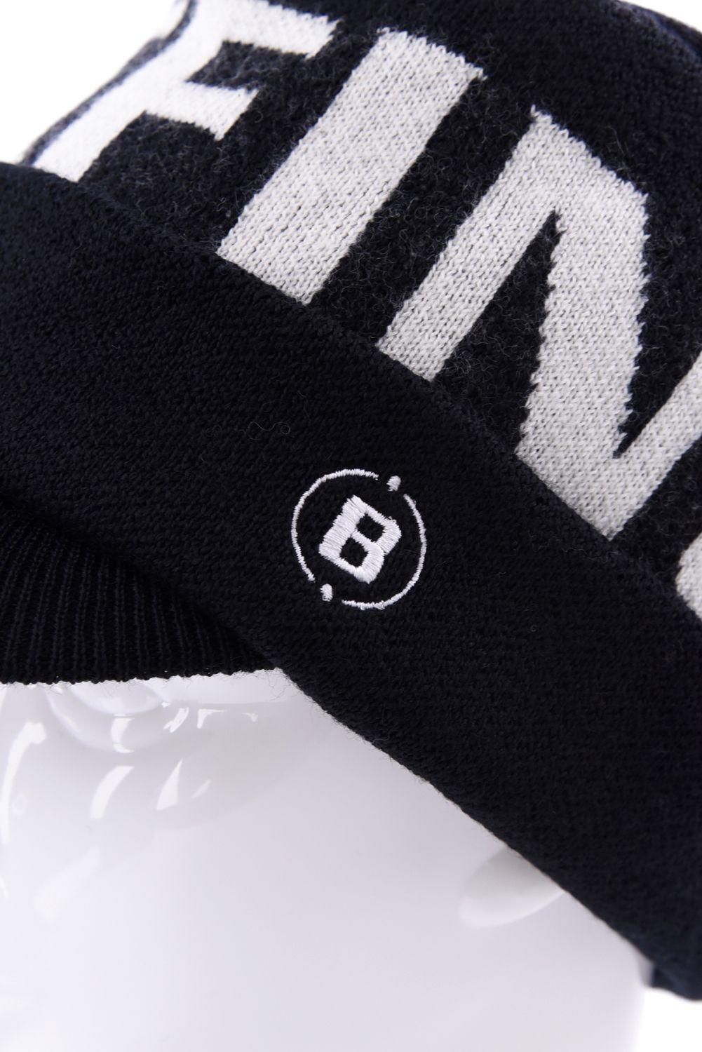 【26AW】 MEN’S WR WOOL KNIT WORK CAP / ブランドロゴ ワークキャップ (ブラック)