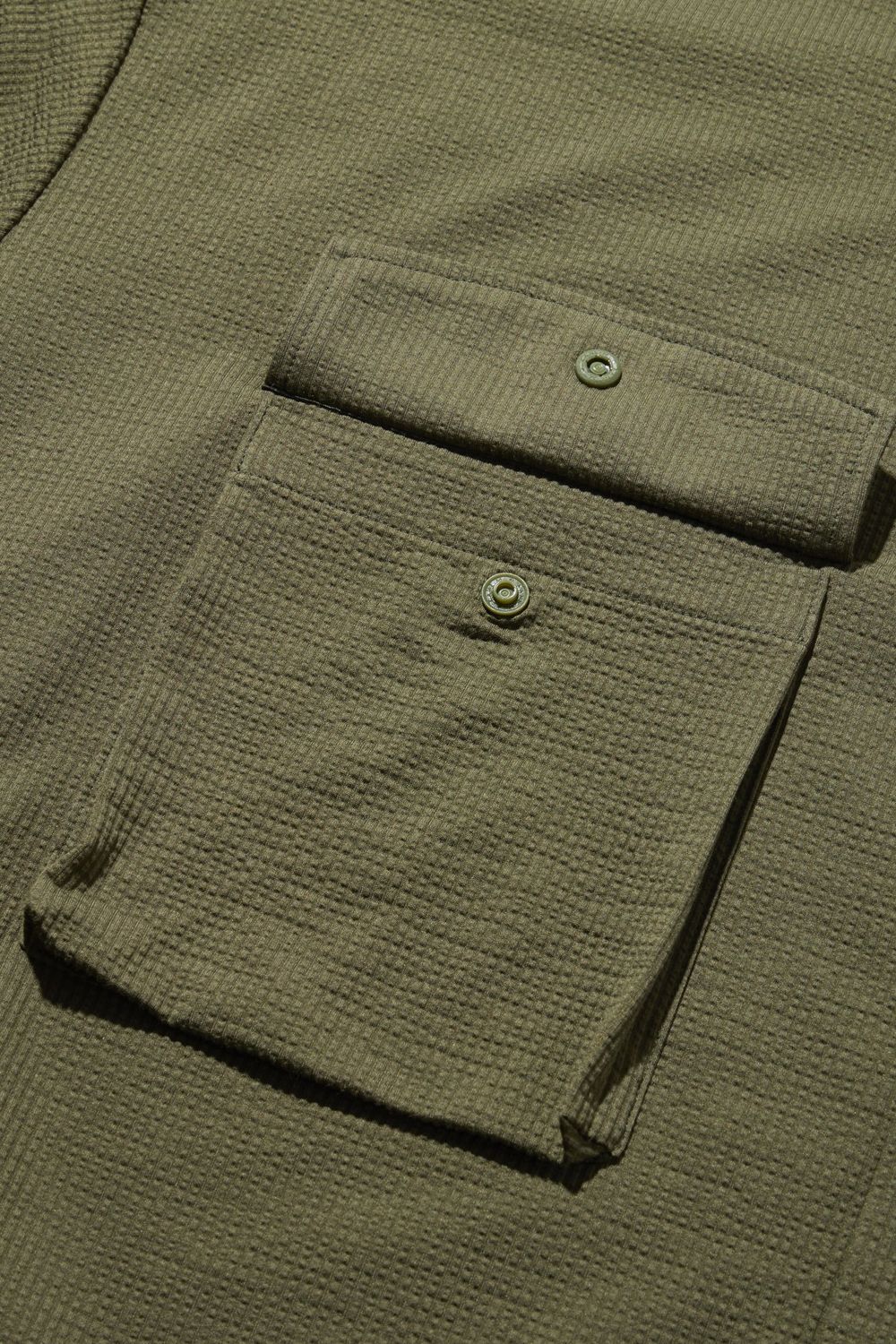 【26SS】 KNIT SOCCER SHIRT / ニットサッカー シャツ （カーキ）