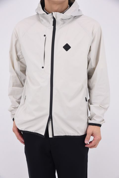 【26SS】 MEN'S POCKETABLE WIND PARKA / 4WAYストレッチタフタ ポケッタブル ライトパーカー (ベージュ)