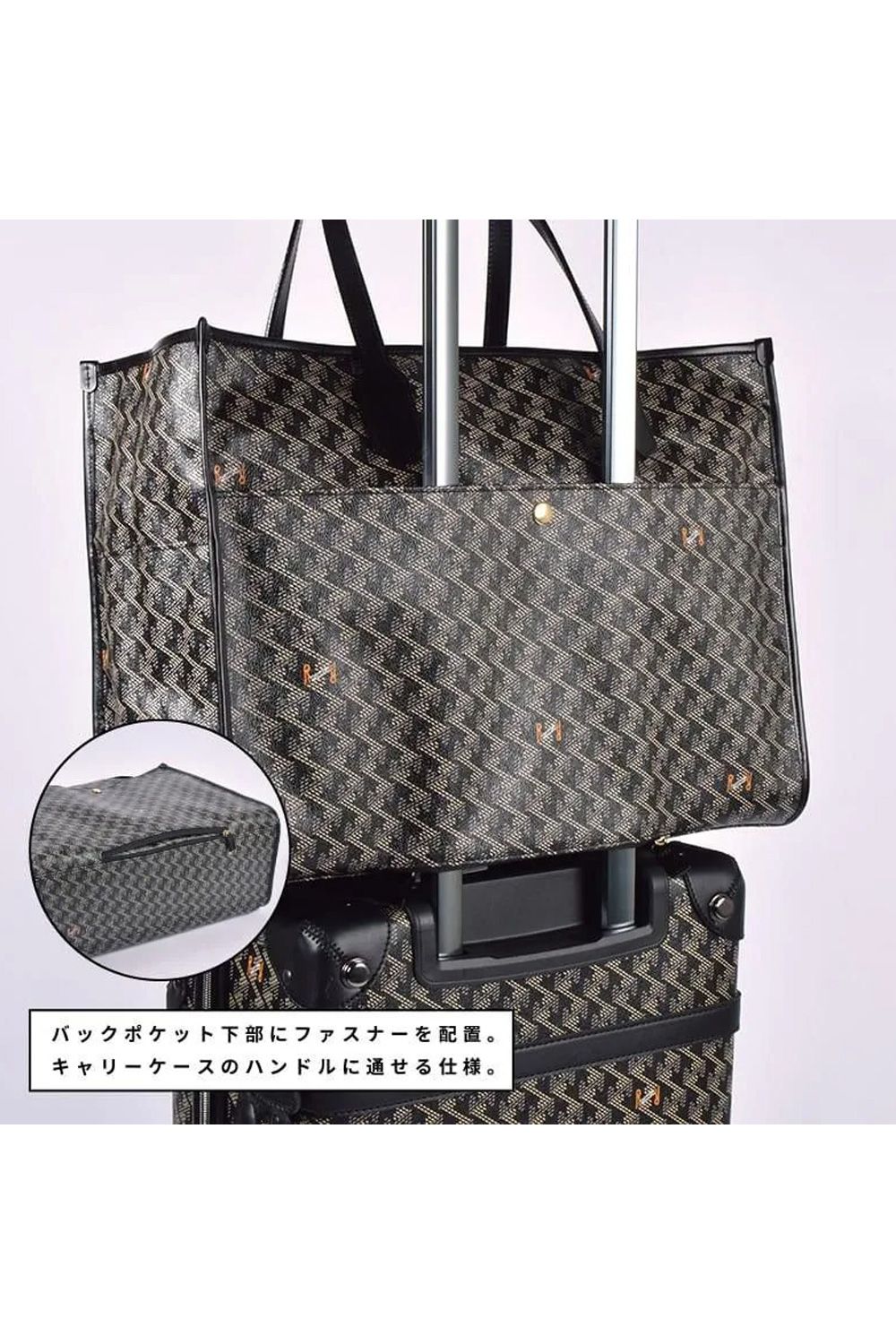 LANIUS SQUARE BIG (ラニウス スクエア ビッグ) / ブランドオリジナルテキスタイル ボストンバッグ （アクア）*