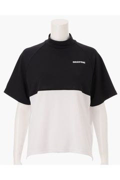 【25SS】【レディース】 WOMENS BI-CLR HIGHNECK RF / バイカラー モックネックシャツ (ブラック)