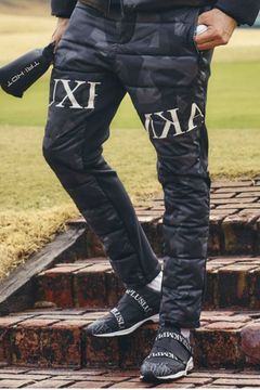 BATTING LOGO PANTS / バッテイング ロゴ ロングパンツ (ブラックカモ)