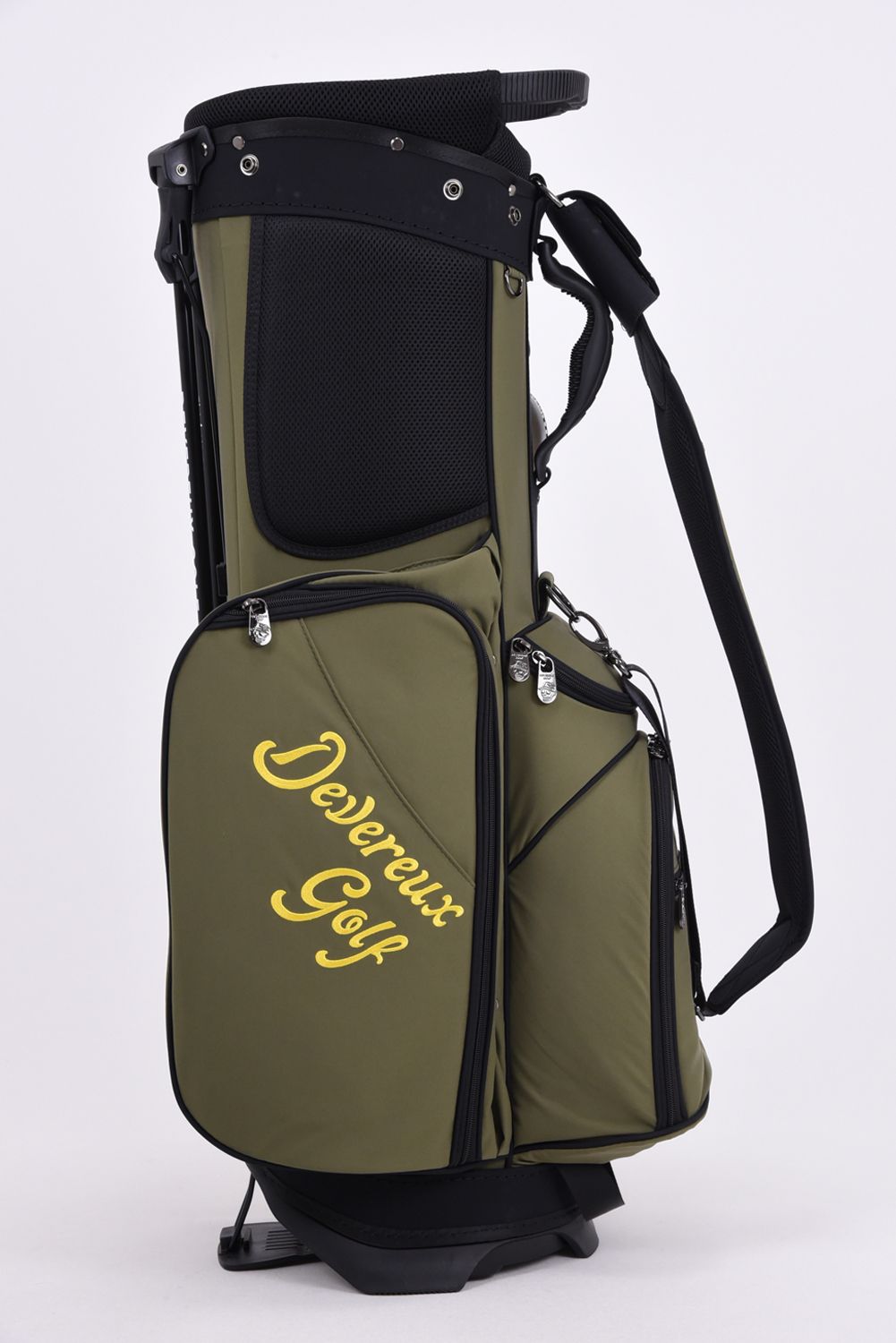 【26AW】 PIONEER TOWN Logo Assorted CADDIE BAG / ロゴアソート スタンドタイプ キャディバッグ (オリーブ)
