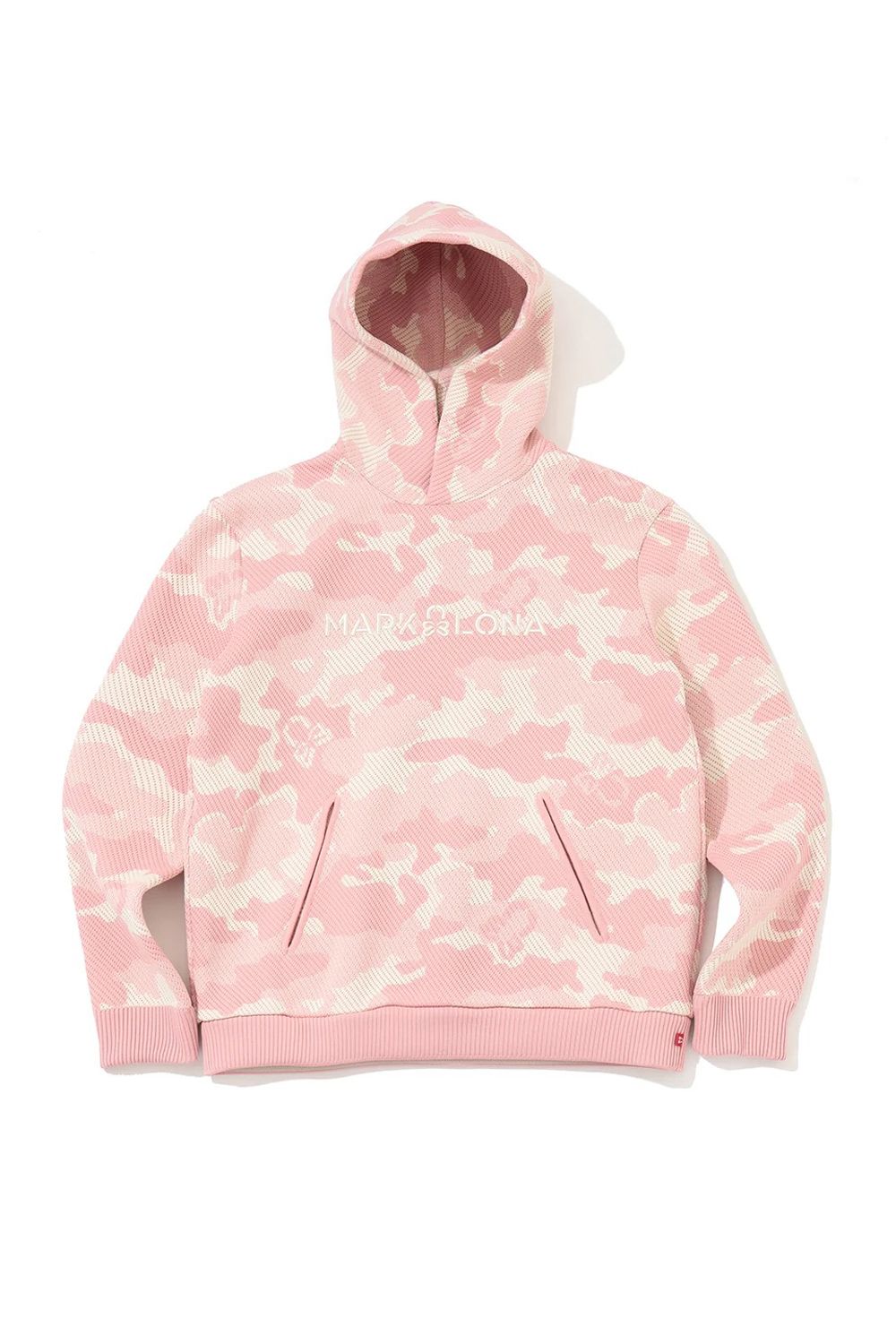 【26AW】 MERCURY CAMO JACQUARD KNIT HOODIE / ジャパンメイド カモフラジャカード ニットパーカー (ピンク)