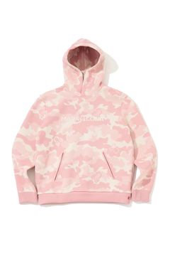 【26AW】 MERCURY CAMO JACQUARD KNIT HOODIE / ジャパンメイド カモフラジャカード ニットパーカー (ピンク)