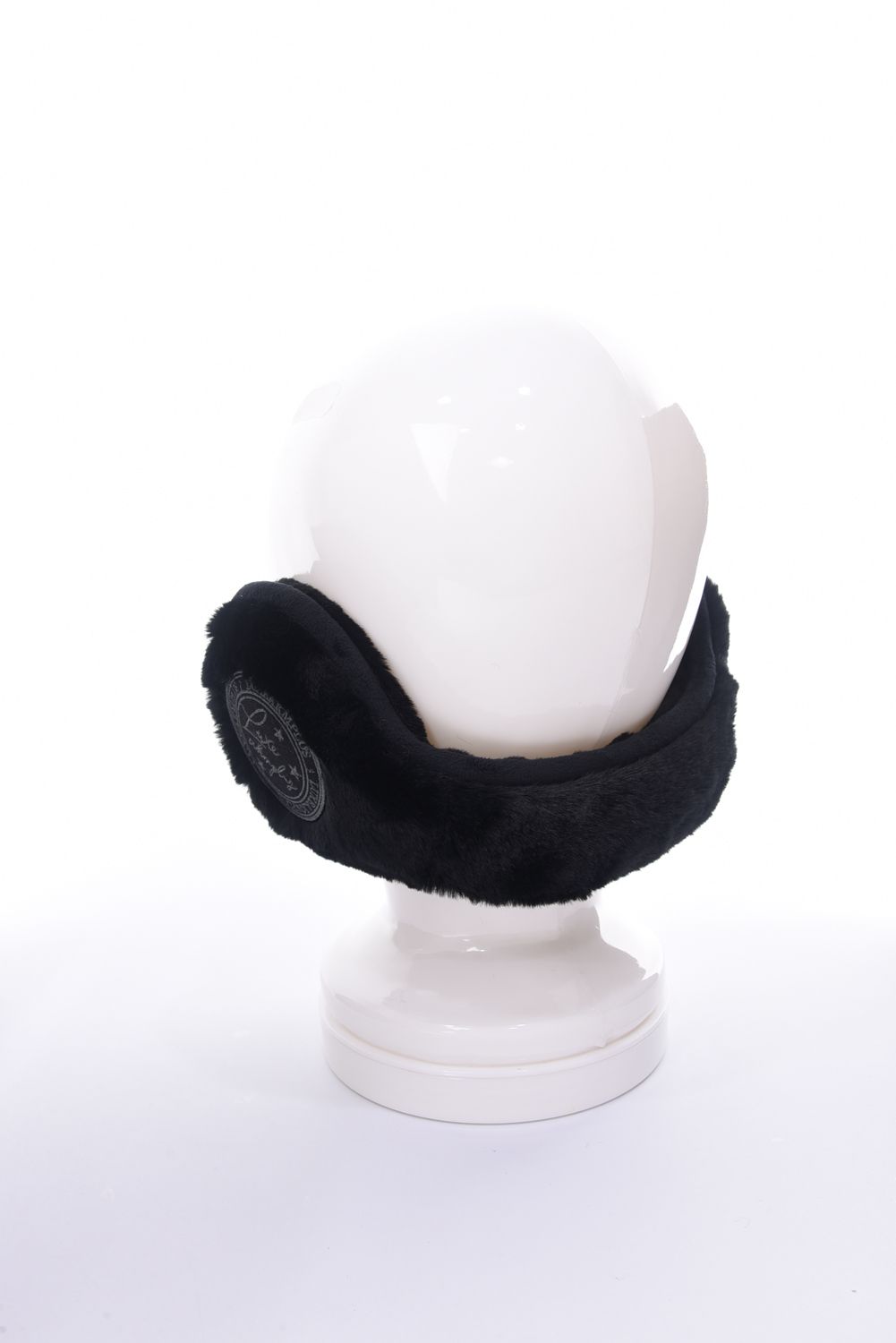 EAR MUFFLER / メタルロゴ イヤーマフ ブラック