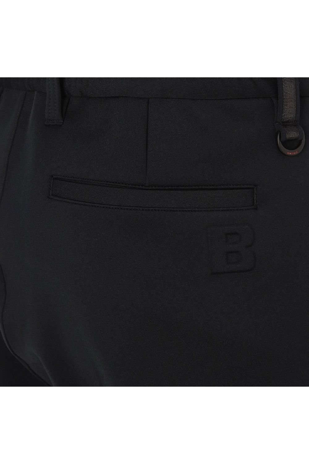 【26SS】 MEN'S 3D LOGO SLIM PANTS / 3Dエンボスロゴ ストレッチジャージ スリムパンツ (ブラック)